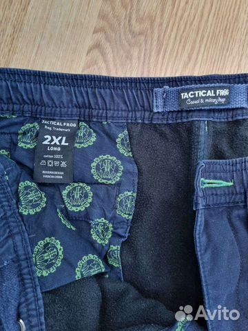 Мужские утеплённые брюки карго 54 размер (xxl)