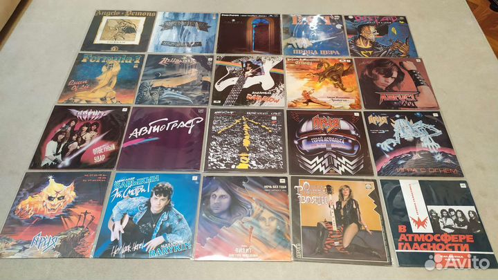 Коллекция СССР винила hard/heavy/thrash- 75шт