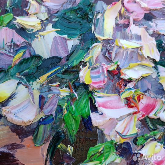 Картина белые розы