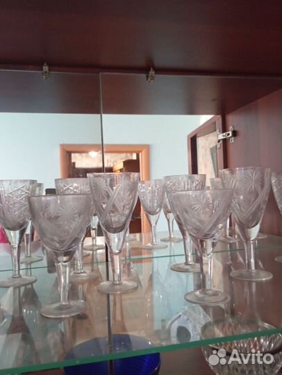 Фужеры хрустальные СССР