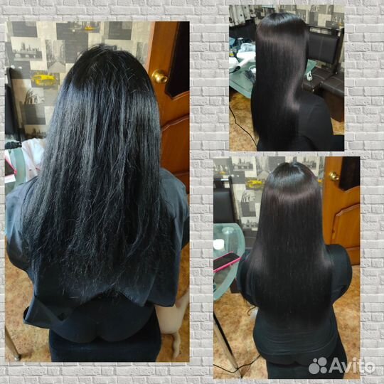 Кератиновое выпрямление волос модель