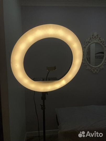 Кольцевая лампа 54 см бу