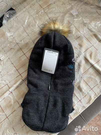 Шапка шлем для мальчика зима