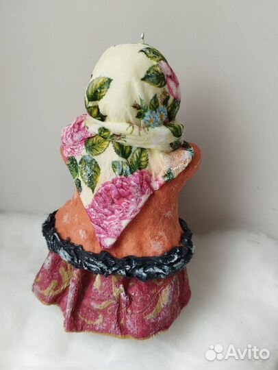 Ватные елочные игрушки