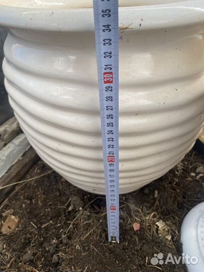 Большие горшки керамические для цветов