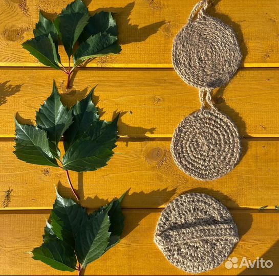 Мочалки из джута