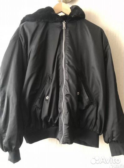 Бомбер двухсторонний Zara оверсайз