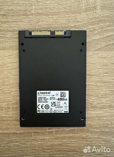 SATA SSD Kingston A400 480gb
