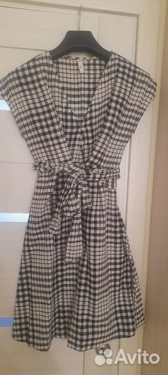 Платье mango лен 44/46