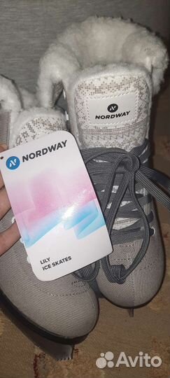 Новые коньки фирмы Nordway 36 р-р