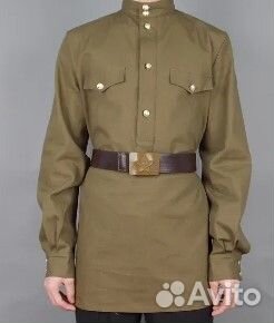 Галифе новодел+гимнастерка советская+ремни+пилотка