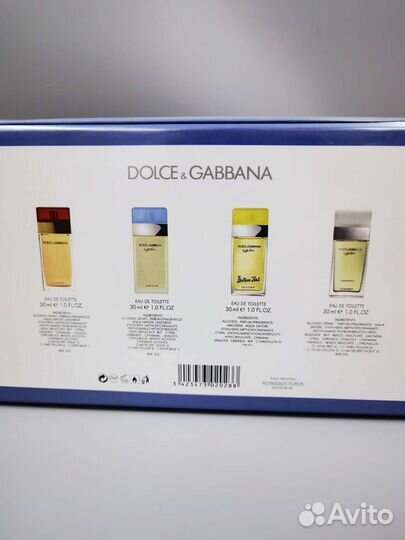 Подарочный парфюмерный набор Дольче Габбана 4*30ml
