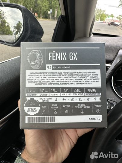 Часы garmin fenix 6x pro