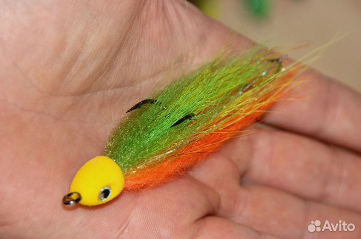Мандула приманка, джиг стример, судачьи поролонки