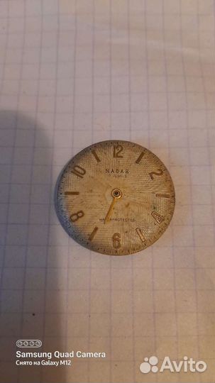 Старинный механизм часов СССР 1мчз