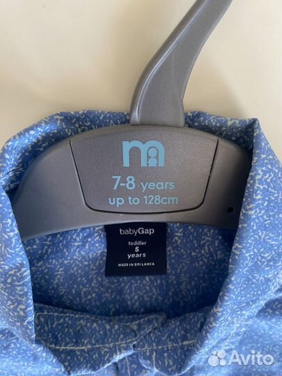 Летняя рубашка Next baby gap как новые 4-5 лет