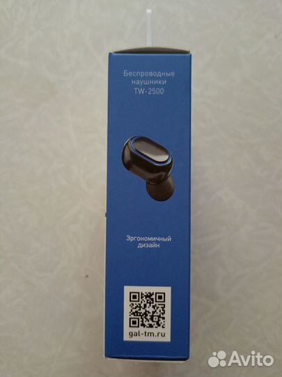 Bluetooth наушники с микрофоном новые GAL TW-2500
