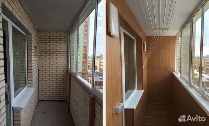 Остекление балконов и лоджий