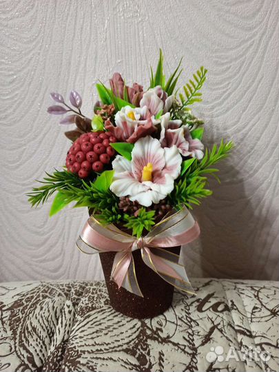 Букет из мыла ручной работы