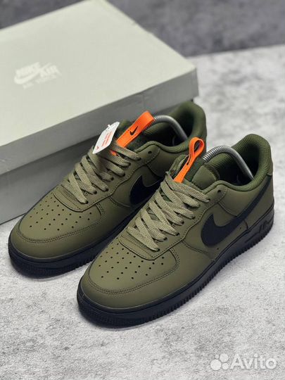 Кроссовки Nike Air Force 1 Medium Olive (Арт.49253)