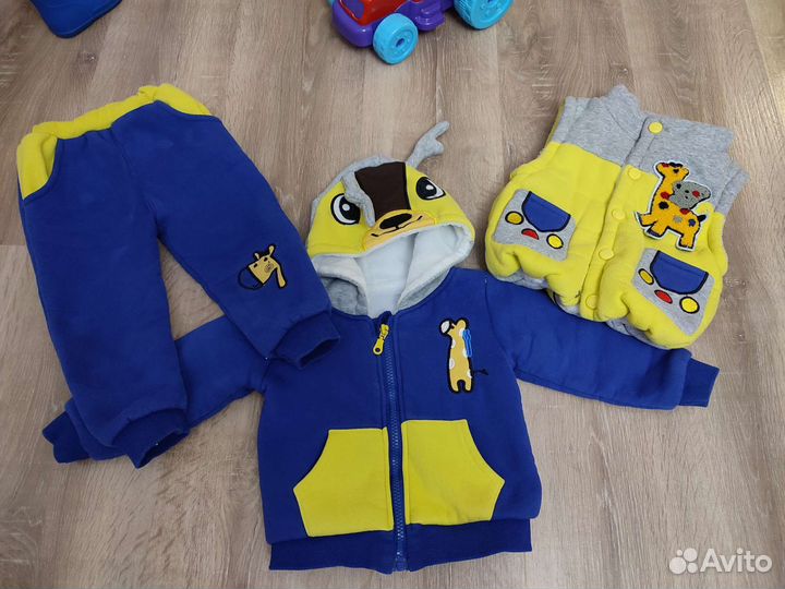 Костюм теплый детский 80см