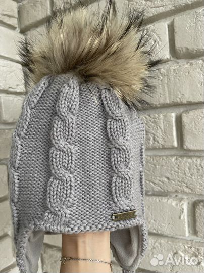 Шапка из натуральной шерсти Il trenino, новая