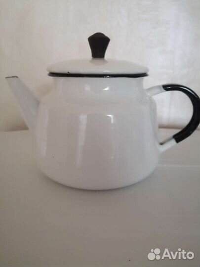 Эмалированный заварочный чайник