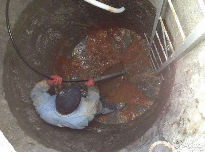 Устранение засоров, чистка шамбо, септика