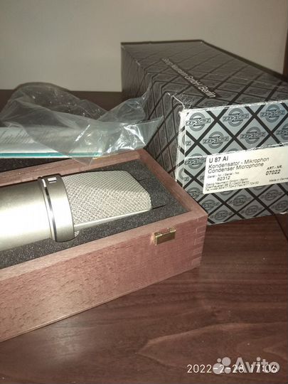 Neuman U-87 Ai новый микрофон Vintage