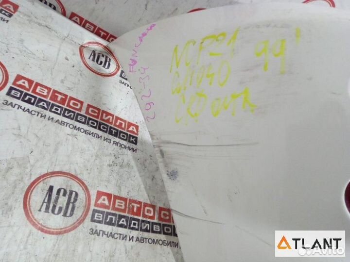 Бампер задний toyota funcargo