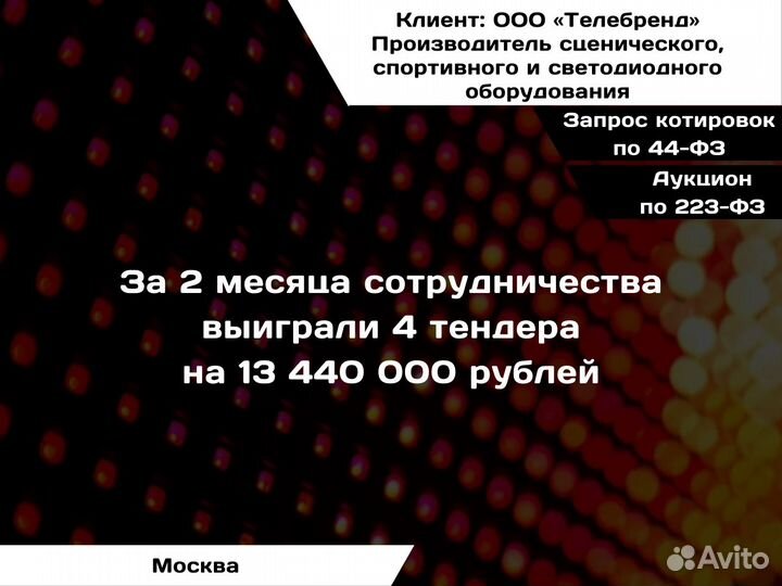 Тендерное сопровождение / Тендерный специалист