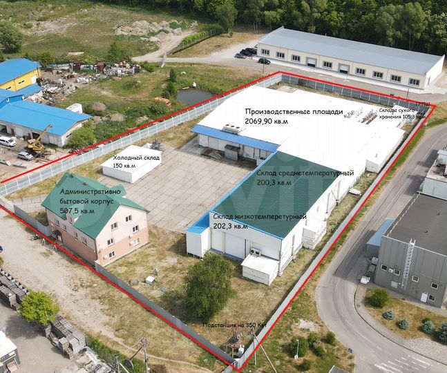 Производство, 3097 м²