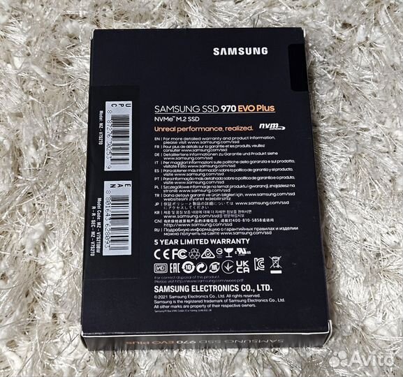 SSD M.2 - Samsung 970 EVO Plus 2TB (Новый)