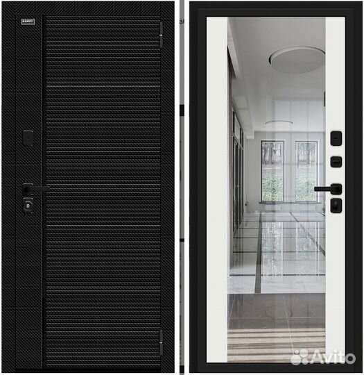 Входная дверь с зеркалом от производителя