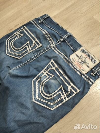 Джинсы true religion синие