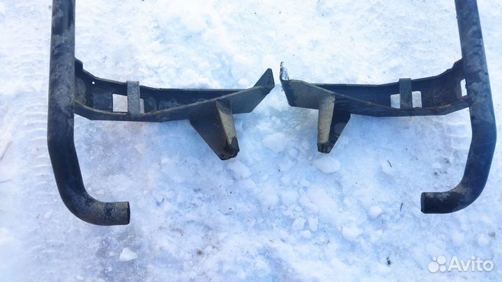 Силовые пороги для обновленного УАЗ Патриот (риф)