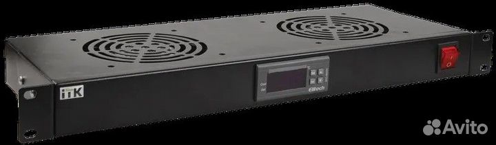 Модуль вентиляторный 2 вентилятора с цифровым терм