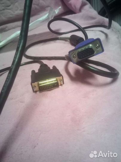 Кабель dvi-d vga