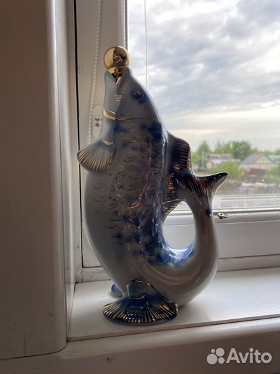 Штоф рыба СССР рижский фз