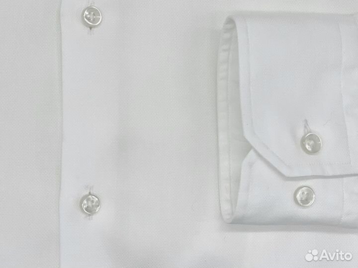 Белая рубашка S/M Hugo Boss Regular как новая