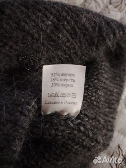 Шапка женская с платком (комплект)