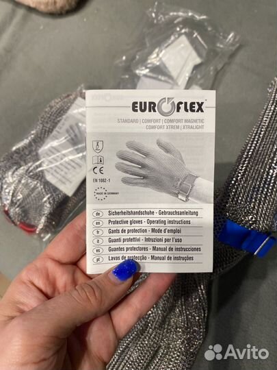 Кольчужная перчатка euroflex-standart