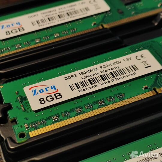 Новая DDR3 8 GB 1600 MHZ