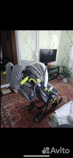 Детские зимние санки