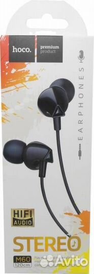 Наушники hoco M60 с микрофоном Белые