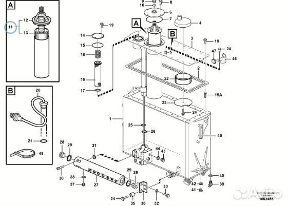 Гидравлический фильтр VOE15094093 / 15094093