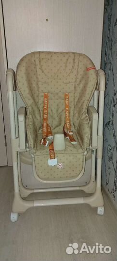 Детский стульчик для кормления happy baby