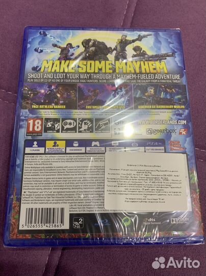 Second son/Nightmares/Borderlands/Тени войны PS4-5