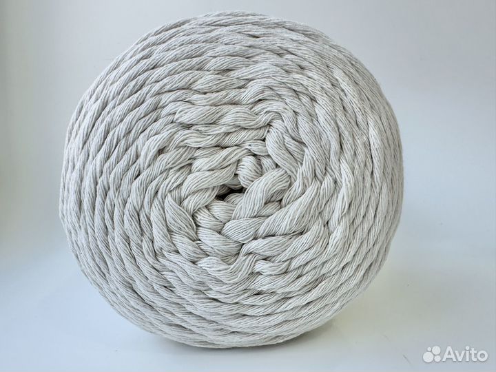 Хлопковый шнур для макраме 4 мм