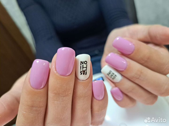 Маникюр с покрытием гель-лак за 600руб